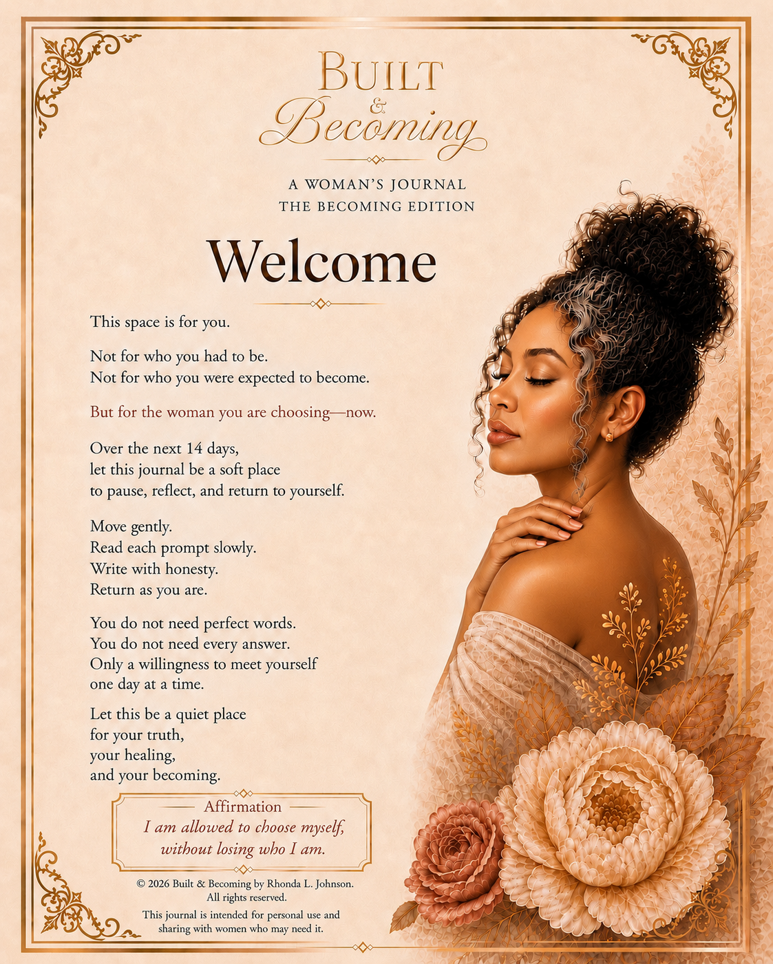 Built & Becoming Woman’s Journal — Free 5-Day Preview